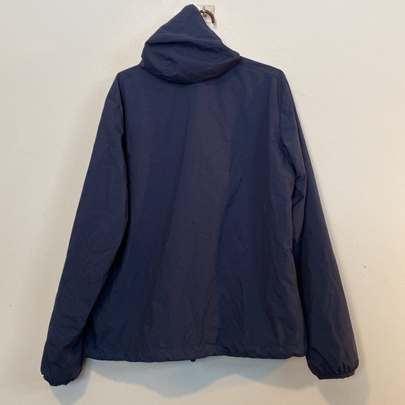 Save the Duck Maty X Hooded Lightweight Rain Jacket Windbreaker and pouch Blue - Picture 6 of 17